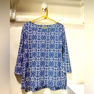 Compass rose top, Petite Medium